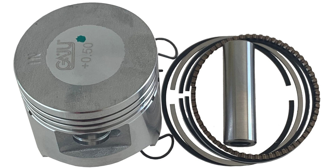 PISTON H. CD100/ECO100/C100 BIZZ 1.00 OEM PISTON MAHLE/ANILLOS RIK