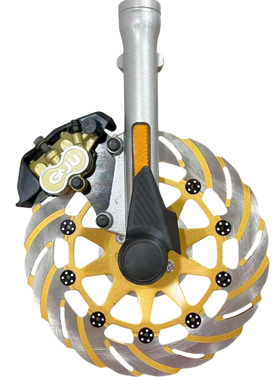 SISTEMA FRENO DISCO DELANTERO H. ECO100 COMPLETO DISCO GRANDE 300MM